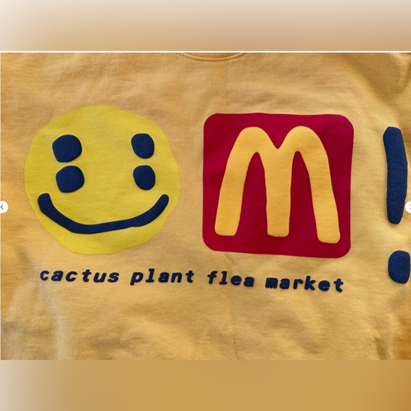 Cactus Plant Flea Market x McDonalds Crewneck and Hamburglar Toy - Picture 4 of 4
